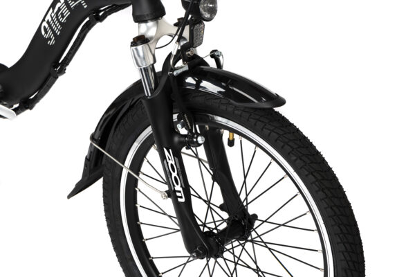 Bicicleta eléctrica e-bike Lola Negra-Marrón 9transportmataro.com